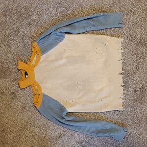 Cold-Shoulder Sweater